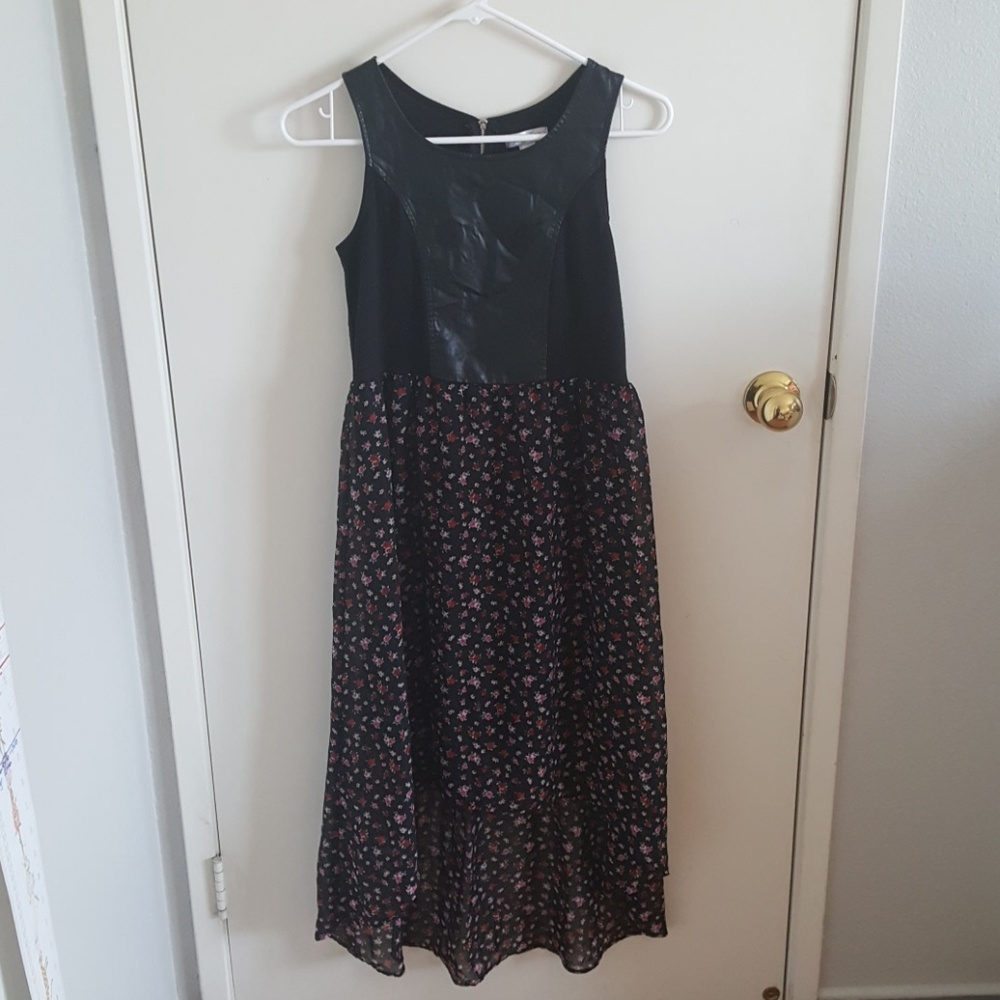 High/ low floral dress